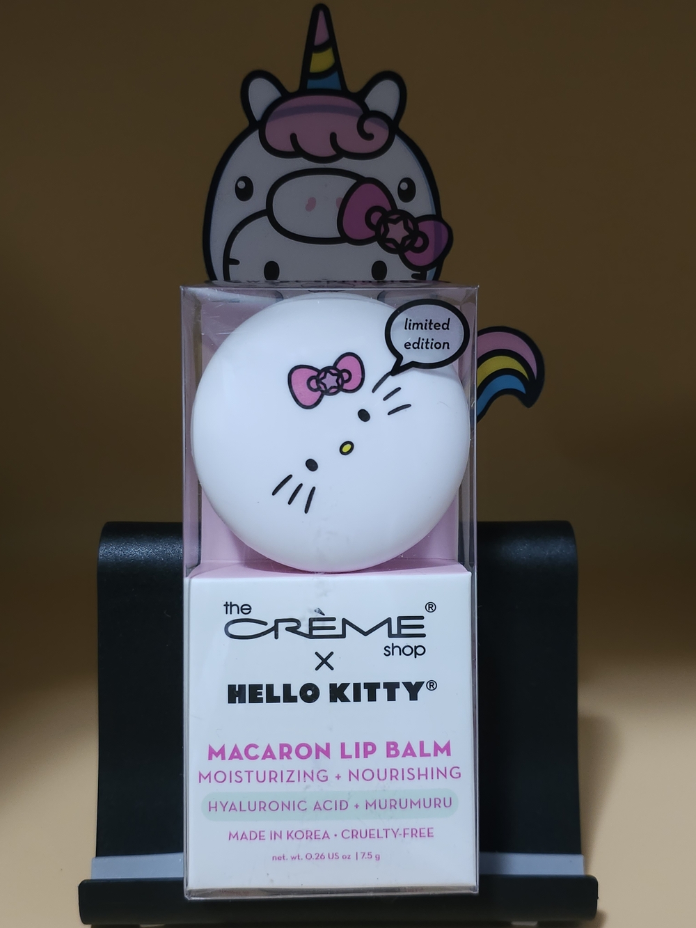 The Crème Shop x Collabs (Hello Kitty Or Kuromi) Macaron Lip Balm